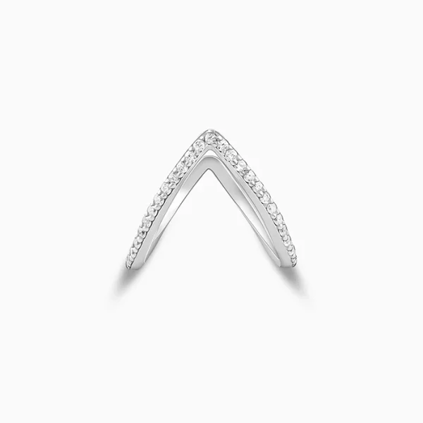 Wholesale 925 Sterling Silver czDiamond Vanki Ring Supplier - 1