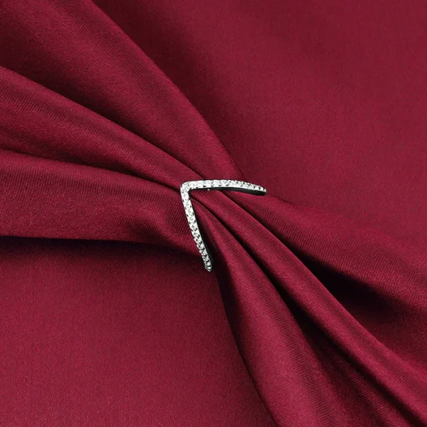 Wholesale 925 Sterling Silver czDiamond Vanki Ring Supplier - 4