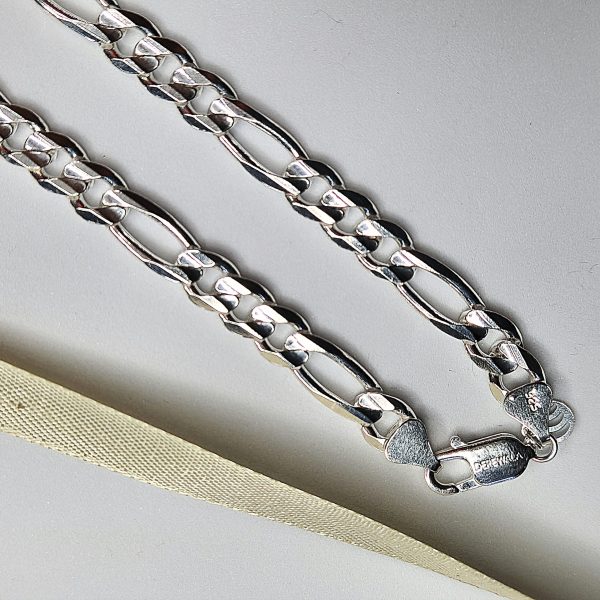Wholesale 925 Sterling Silver Figaro Chain Supplier - 3