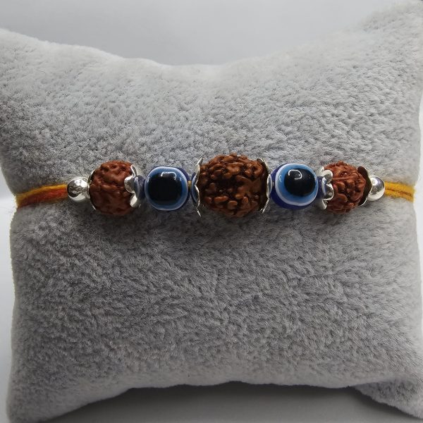 Wholesale 925 Sterling Silver Sacred Shield Rakhi Supplier - 4