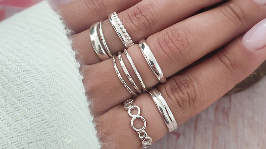 AGOR 925 Sterling Silver Stackable Rings Wholesale Supplier