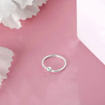 Wholesale 925 Sterling Silver Sphere Glow Nose Pin Supplier - 3