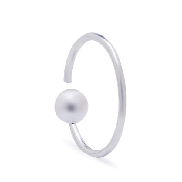 Wholesale 925 Sterling Silver Sphere Glow Nose Pin Supplier - 5