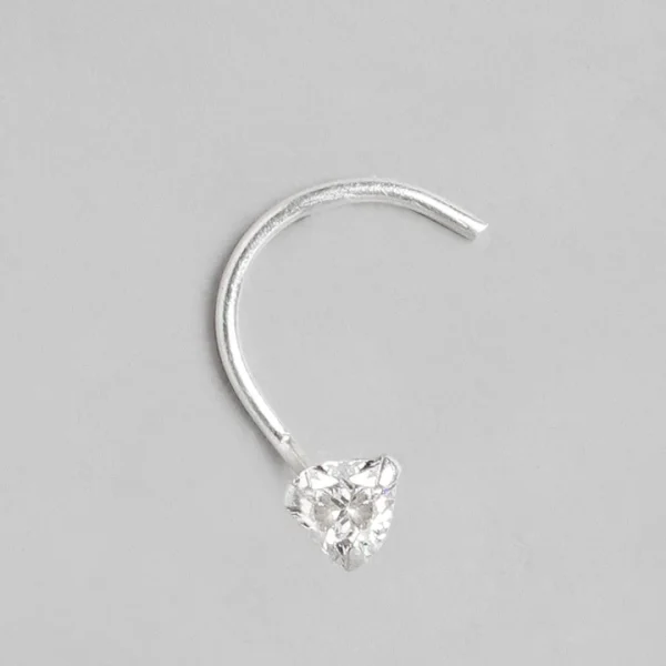 Wholesale 925 Sterling Silver czDiamond Trilliant Glow Nose Pin Supplier - 1