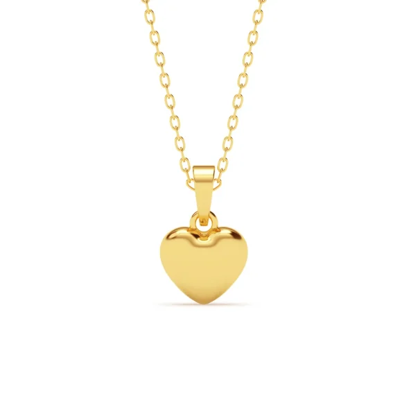 Wholesale 925 Sterling Silver Heart Pendant Supplier Gold Plate - 3