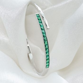 Wholesale 925 Sterling Silver Channel Kada Bangle Bracelet Anklets Supplier - 1