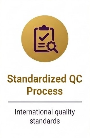 AGOR Standardized QC Process for each silver jewelry piece