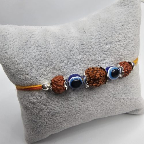 Wholesale 925 Sterling Silver Sacred Shield Rakhi Supplier - 3