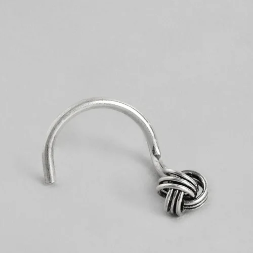 Wholesale 925 Sterling Silver Knot Nose Pin Supplier - 3